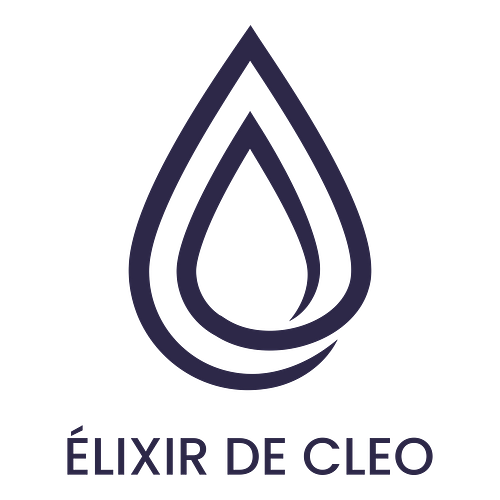 Logo para negocios de belleza de una empresa llamada Élixir de Cleo.