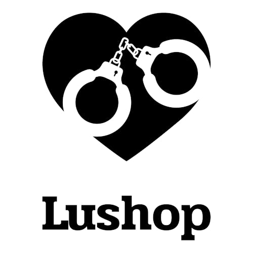 Logotipo para um sex shop chamado Lushop.