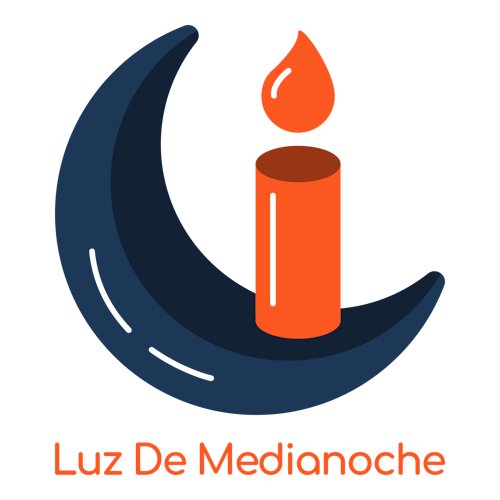 Logo para velas de una empresa llamada Luz de Medianoche.