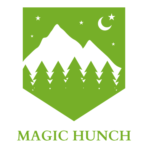 Lucky logo for a business called Magic Hunch.