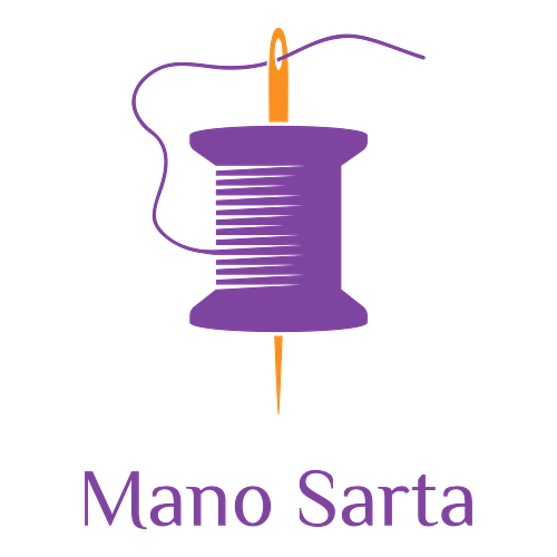 Un logo per un’attività artigianale che si chiama Mano Sarta.