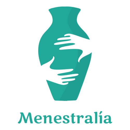 Logo para un negocio de manualidades de una empresa llamada Menestralía.