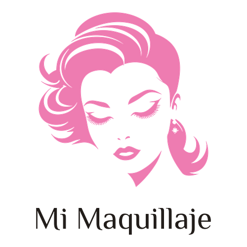Logo para negocios de belleza de una empresa llamada Mi Maquillaje.