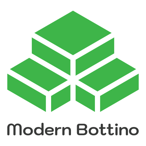 Un logo per un’attività artigianale che si chiama Modern Bottino.