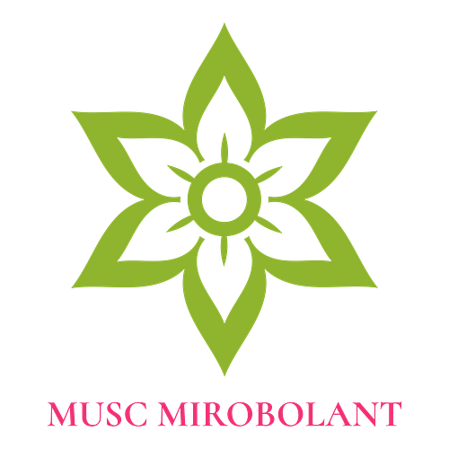 Un logo de parfumerie pour une entreprise appelée Un logo de parfumerie pour une entreprise appelée Musc Mirobolant.