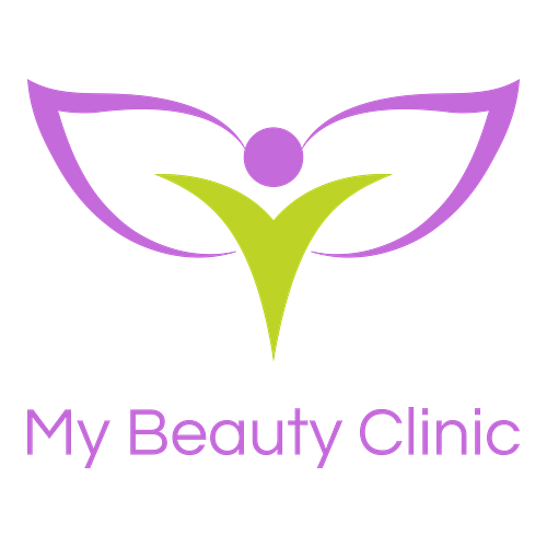 Logo para negocios de belleza de una empresa llamada My Beauty Clinic.