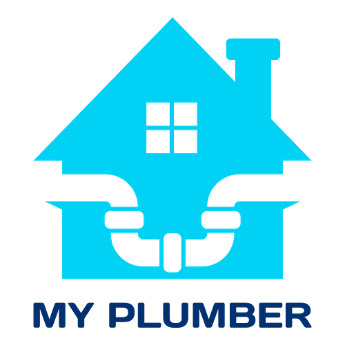 Random logo for a business called My Plumber.