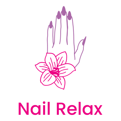 Logo de un salón de uñas llamado "Nail Relax".