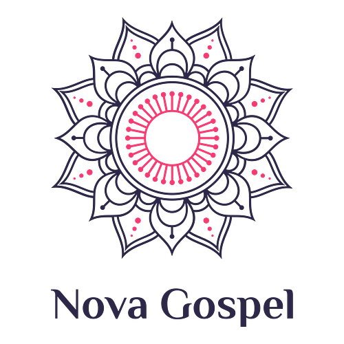 Logotipo para uma loja de artigos religiosos chamada Nova Gospel.