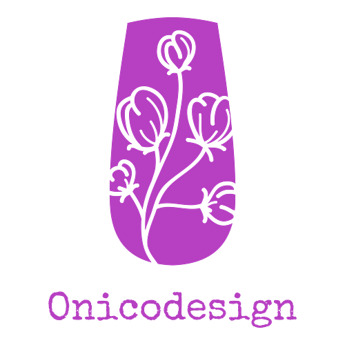 Un logo per un salone per le unghie che si chiama Onicodesign.