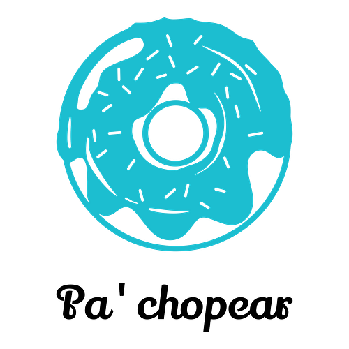Logos para negocios de donas para un negocio de donas llamado "Pa'Chopear".