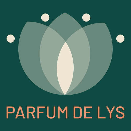 French logo for a business called Parfum de Lys.