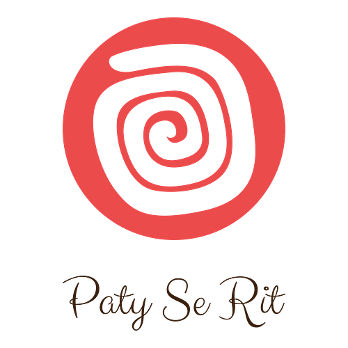 Un logo de pâtisserie pour une entreprise appelée Paty se Rit.