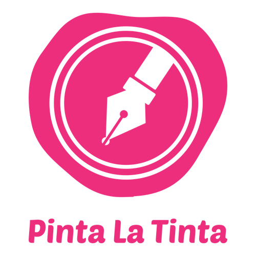 Logo para un negocio de manualidades de una empresa llamada Pinta la Tinta.