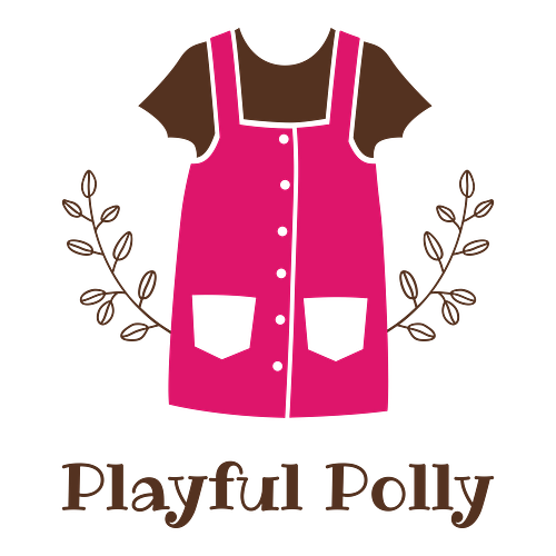 Cute logo for a business called Playful Polly.