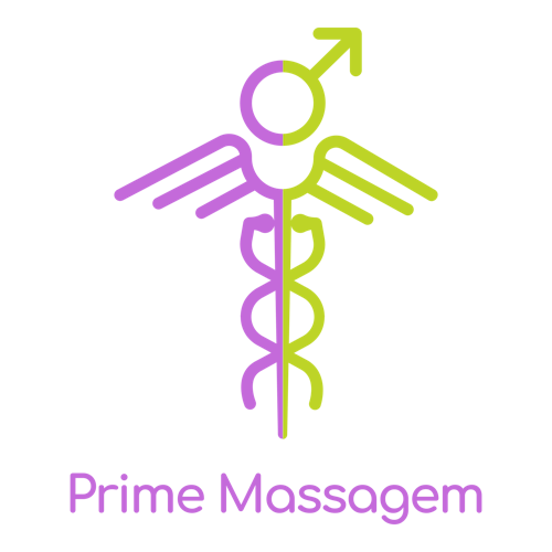 Logotipo para uma clínica de massagem chamada Prime Massagem.