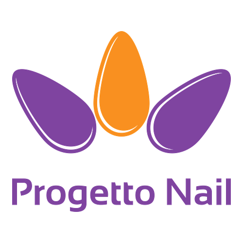 Un logo per un salone per le unghie che si chiama Progetto Nail.