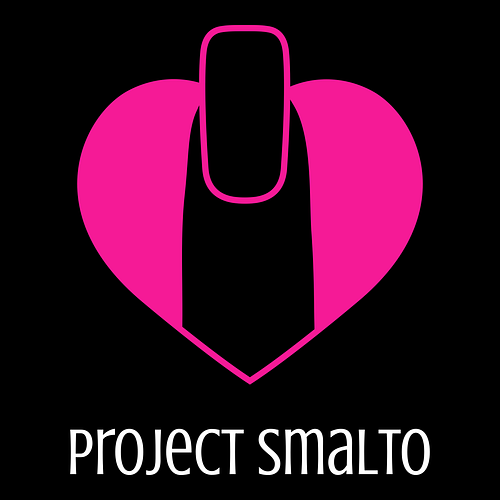Un logo per un salone per le unghie che si chiama Project Smalto.