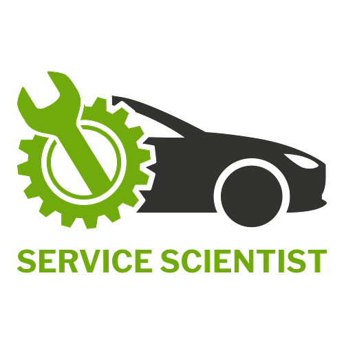 Random logo for a business called Service Scientist.
