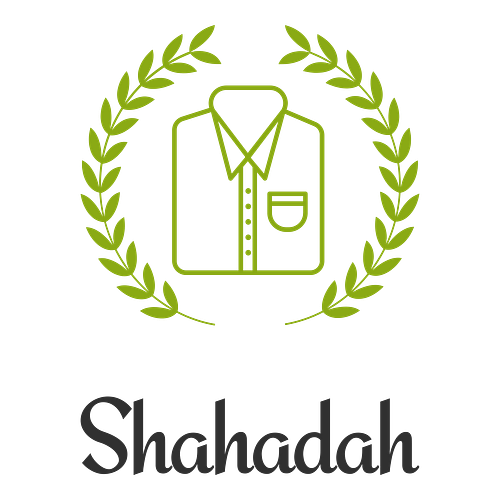 Islamic logo for a business called Shahadah.
