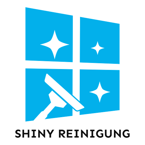 Ein Logo für eine Reinigungsfirma namens Shiny Reinigung.