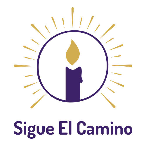 Logo cristiano de una empresa llamada Sigue El Camino.