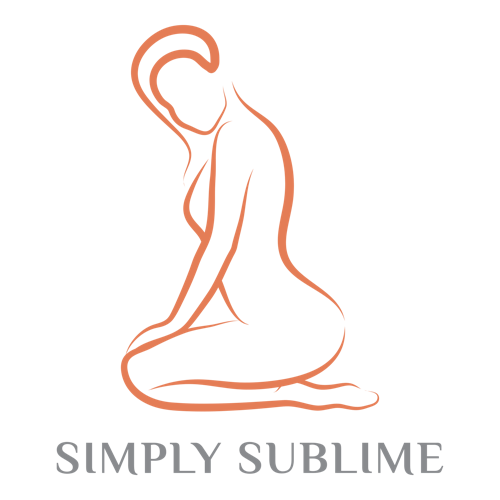 Un logo de cosmétique pour une entreprise appelée Simply Sublime.