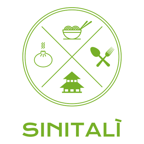 Un logo per un ristorante che si chiama Sinitalì.