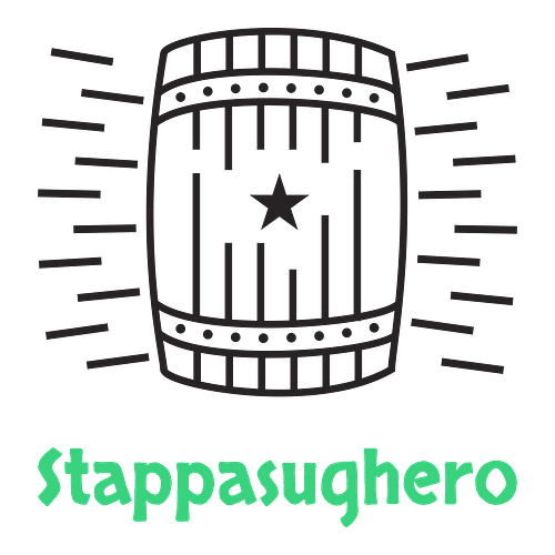 Un logo per un bar che si chiama Stappasughero.