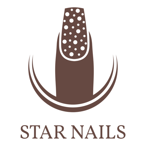 Logo de un salón de uñas llamado "Star Nails".