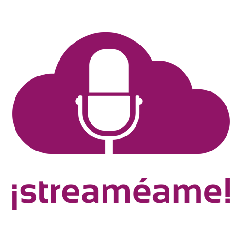 Logo para podcast llamado ¡Streaméame!