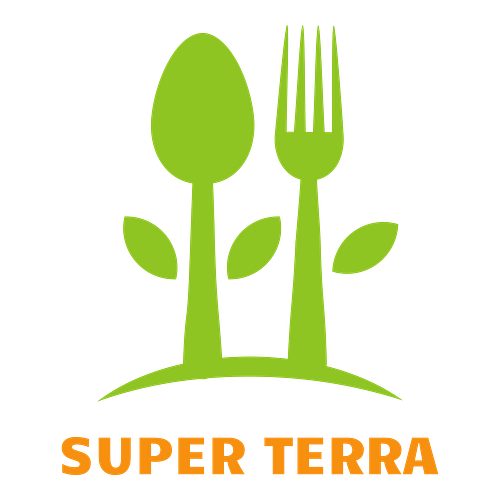 Logotipo para uma empresa agrícola chamada Super Terra.