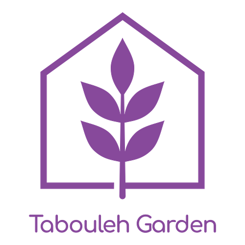 Arabic logo for a business called Tabouleh Garden.