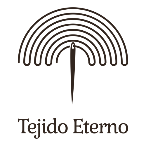 Logo para un negocio de manualidades de una empresa llamada Tejido Eterno.