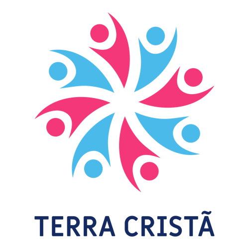 Logotipo bíblico para uma empresa chamada Terra Cristã.