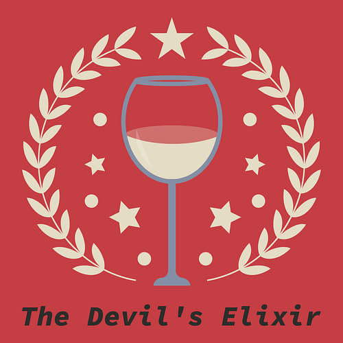 Lucky logo for a business called The Devil's Elixir.