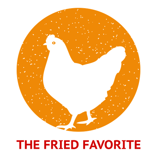 Fried chicken logo for a business called The Fried Favorite.