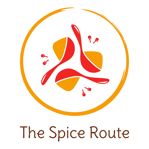 Random logo for a business called The Spice Route.