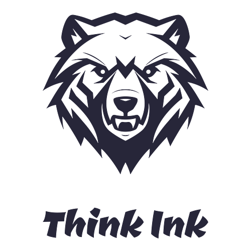 Random logo for a business called Think Ink.