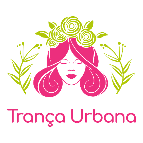 Logotipo para um serviço de tranças de cabelo chamado Trança Urbana.