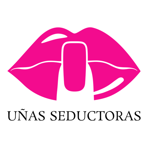 Logo de un salón de uñas llamado "Uñas Seductoras".