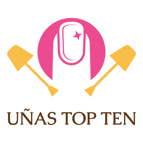 Logo de un salón de uñas llamado "Uñas Top Ten".
