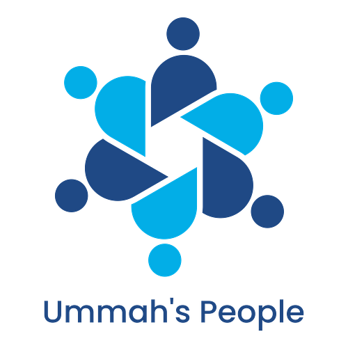 Islamic logo for a business called Ummah's People.