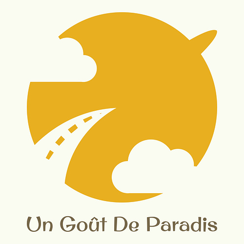 Un logo de restaurant pour une entreprise appelée Un Goût de Paradis.