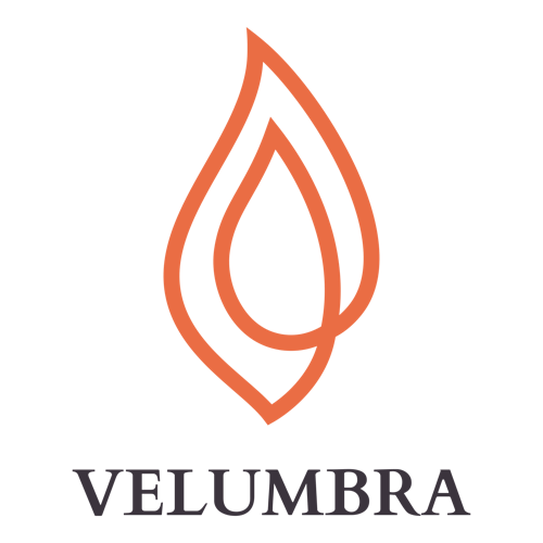 Logo para velas de una empresa llamada Velumbra.