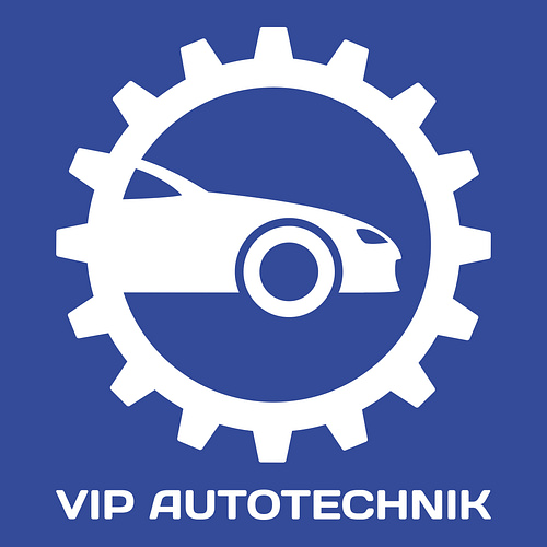 Ein Logo für eine Autowerkstadt namens VIP Autotechnik.