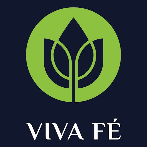 Logotipo bíblico para uma empresa chamada Viva Fé.